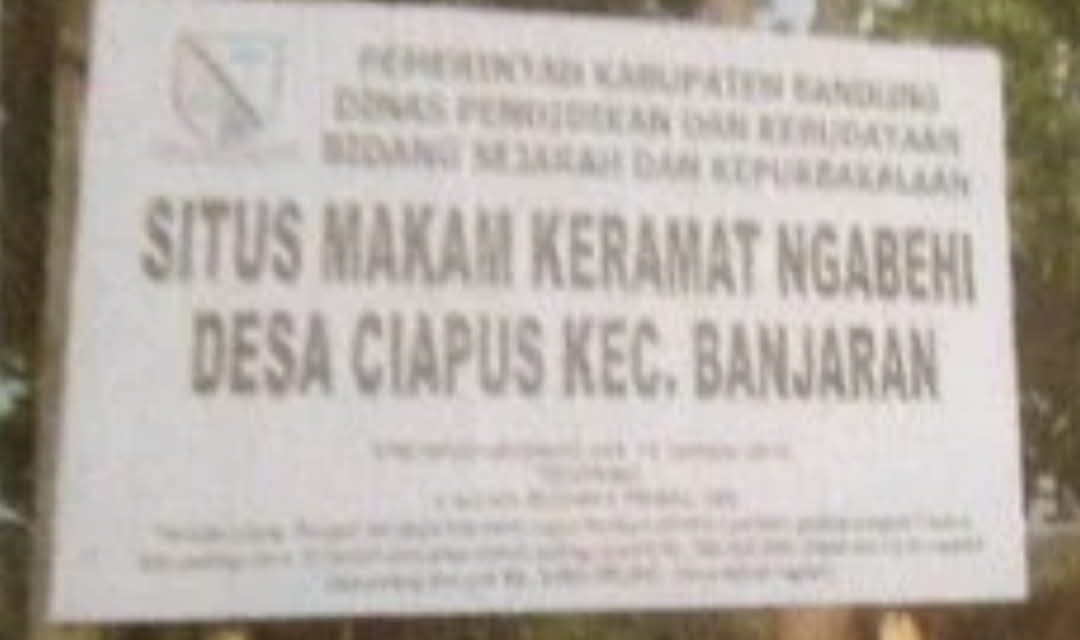 Panggonan Wingit: SITUS MAKAM NGABEHI, BANJARAN, BANDUNG